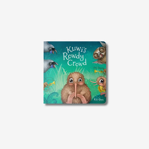 Kuwi's Rowdy Crowd Board Book-Illustrated Publishing-Matakana Pharmacy